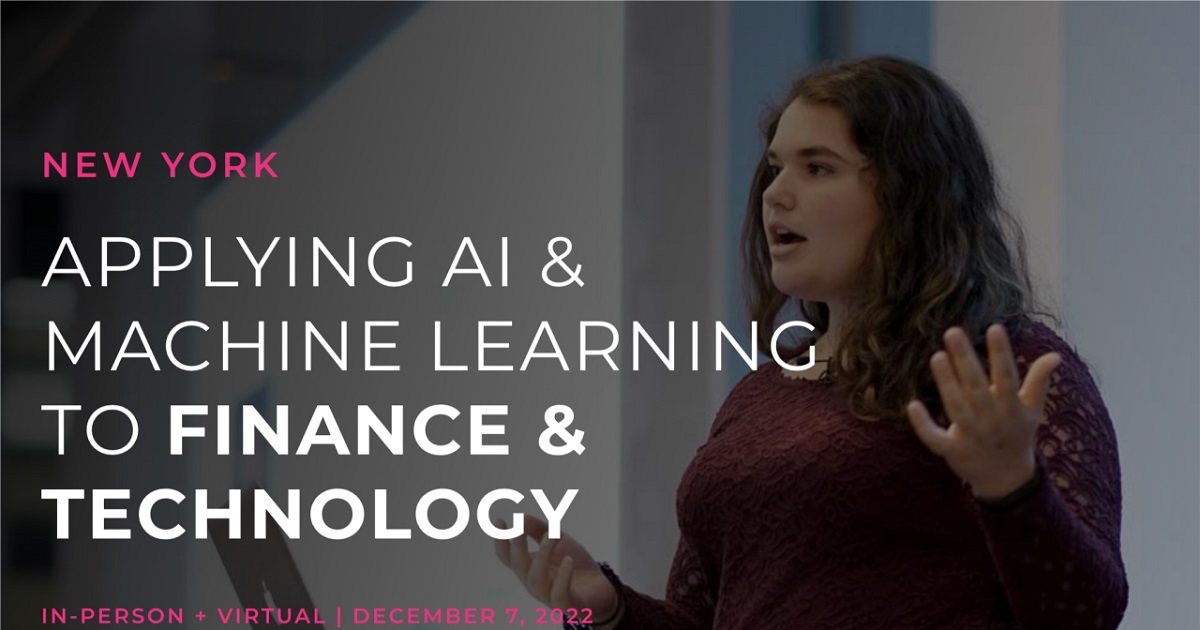 APPLYING AI & MACHINE LEARNING TO FINANCE & TECHNOLOGY