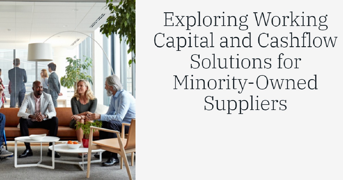 Exploring Working Capital and Cashflow Solutions for Minority