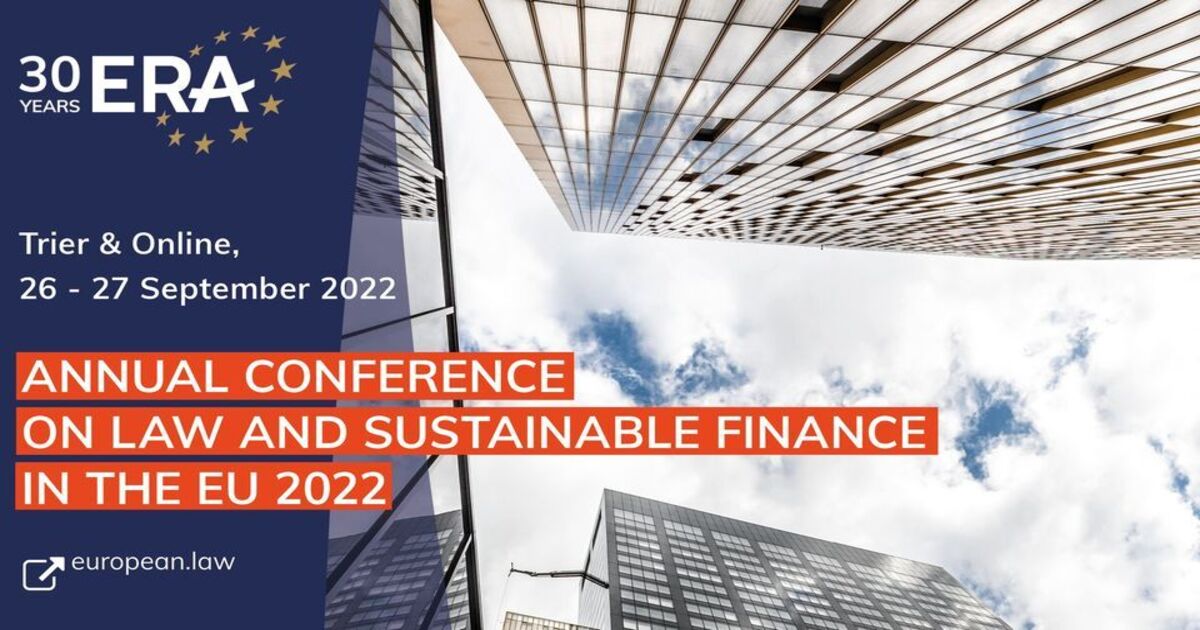 Annual Conference on Law and Sustainable Finance