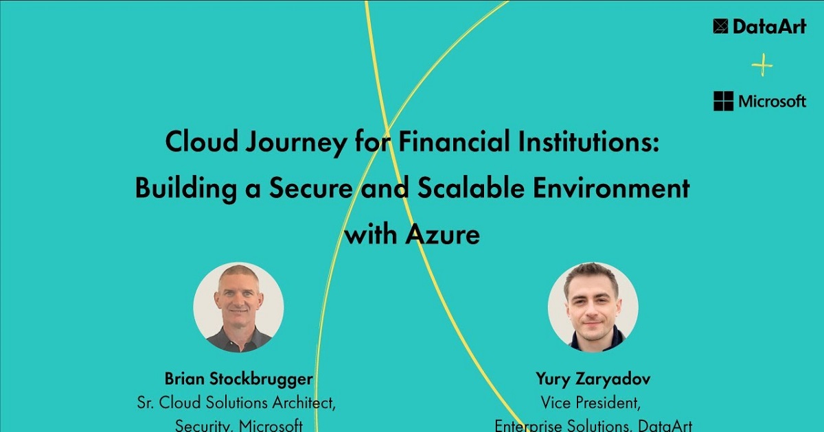 Cloud Journey for Financial Institutions: Building a Secure