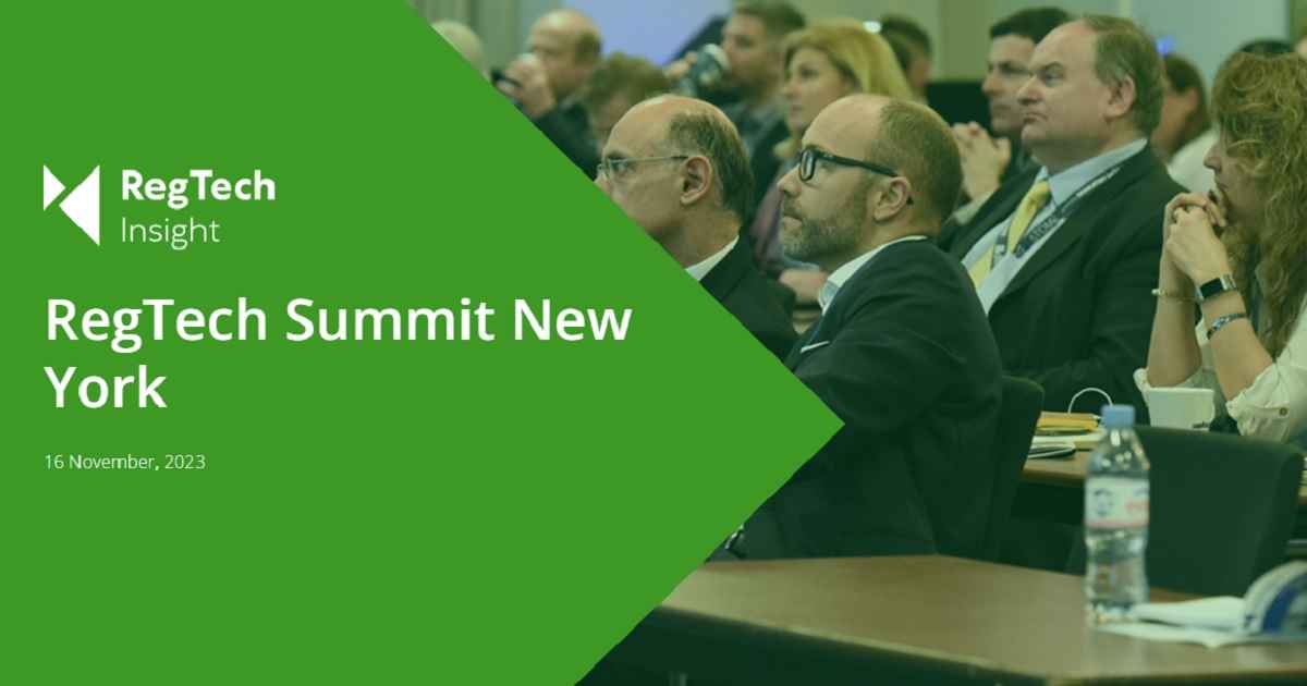 RegTech Summit New York 2023
